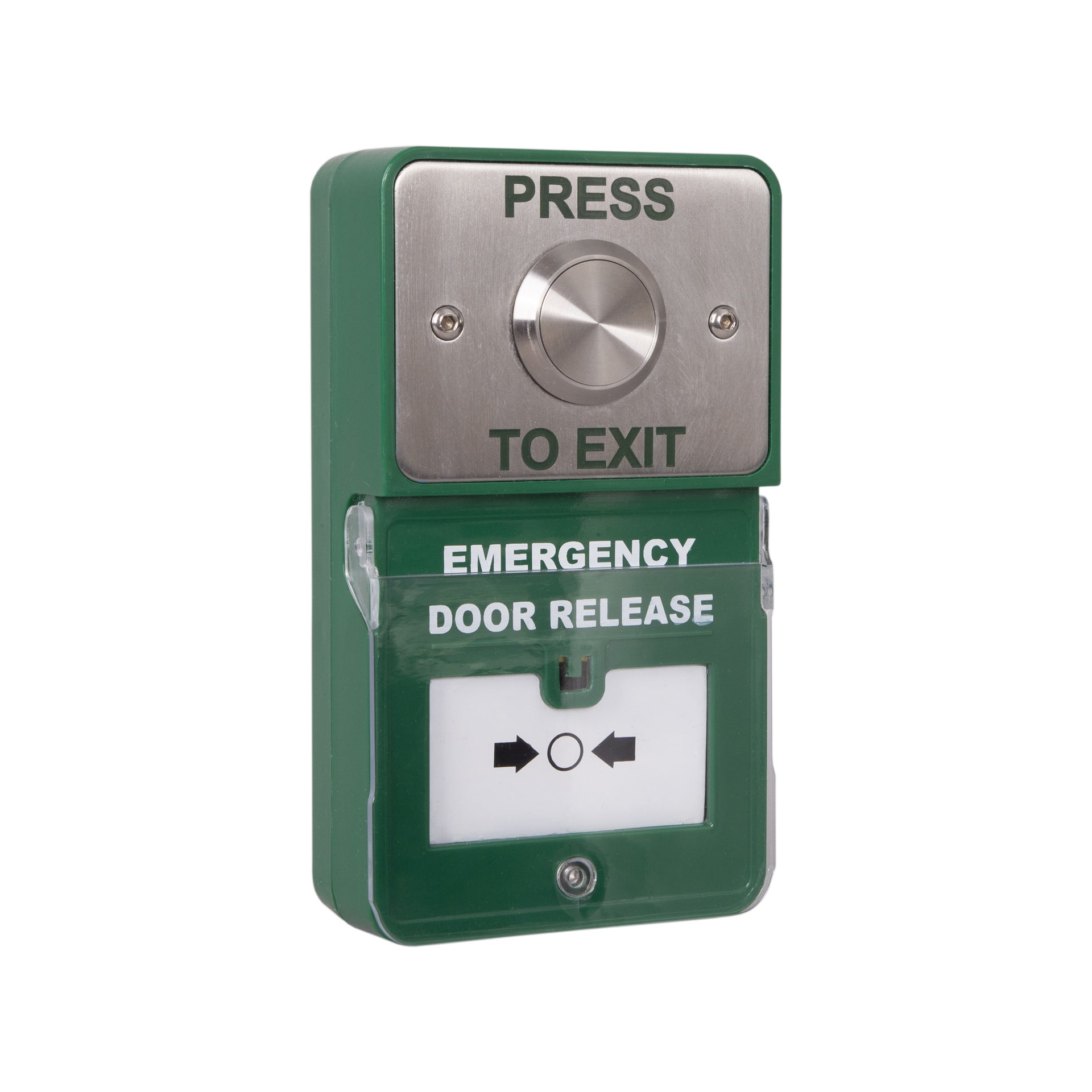 RGL DU-SS/PTE Press To Exit' + Emergency Door Release Dual Unit Stainless Steel