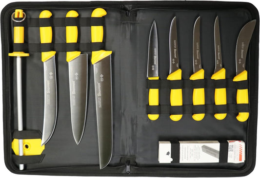 Starrett DV8696 11pc Professional Knife Set Yellow