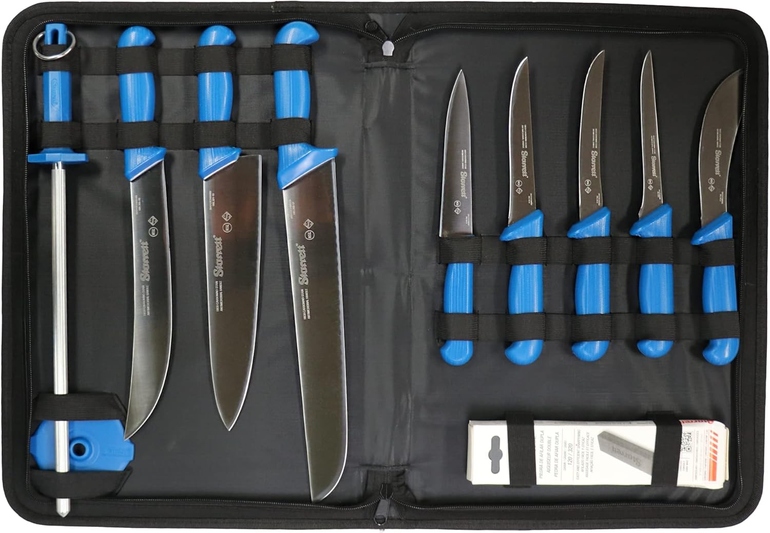 Starrett DV8697 11pc Professional Knife Set Blue