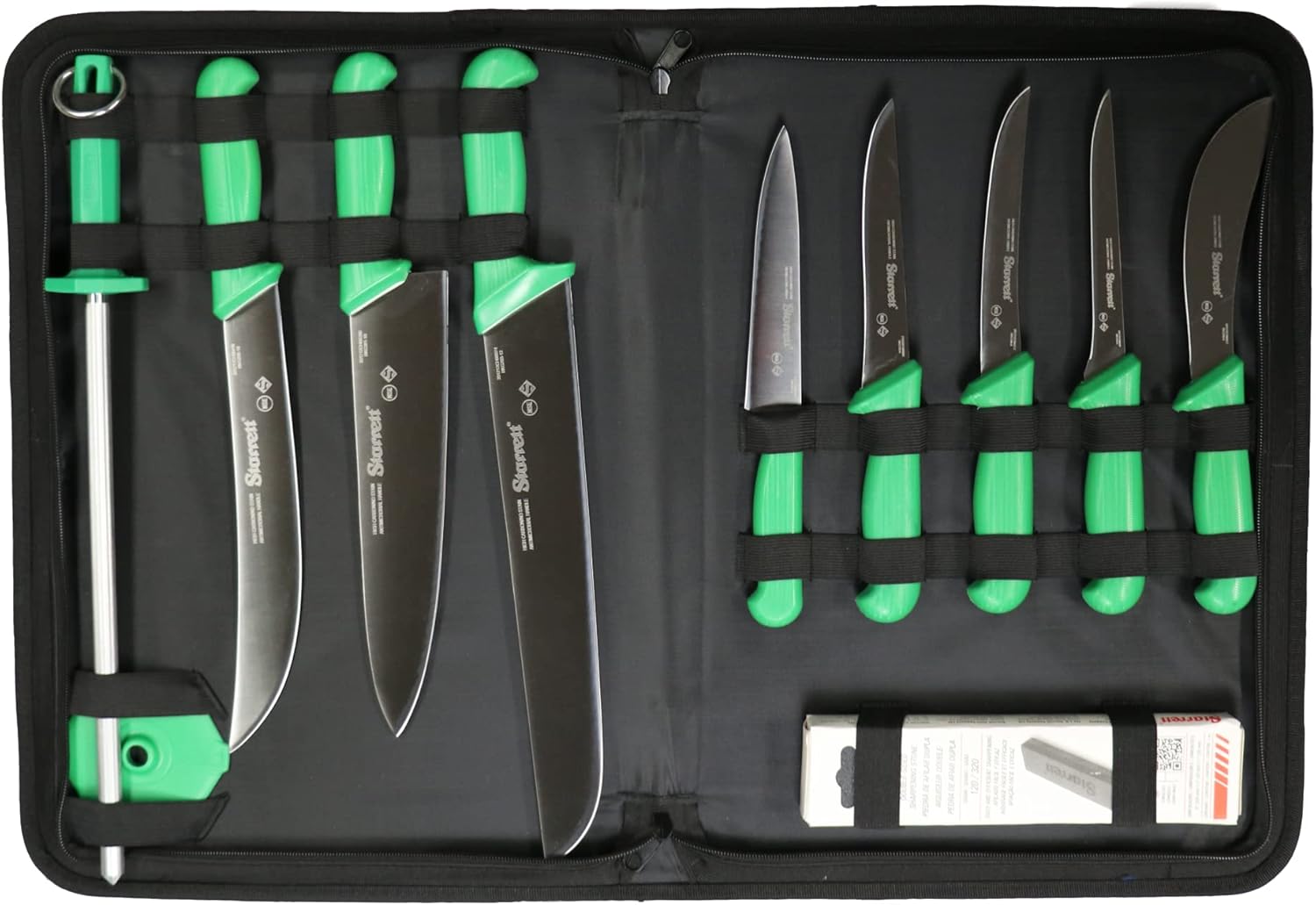 Starrett DV8698 11pc Professional Knife Set Green