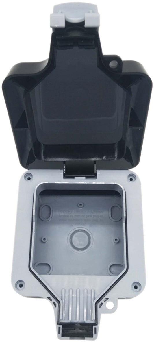 Deligo DWPS1E 1 Gang Empty Enclosure IP66 Grey