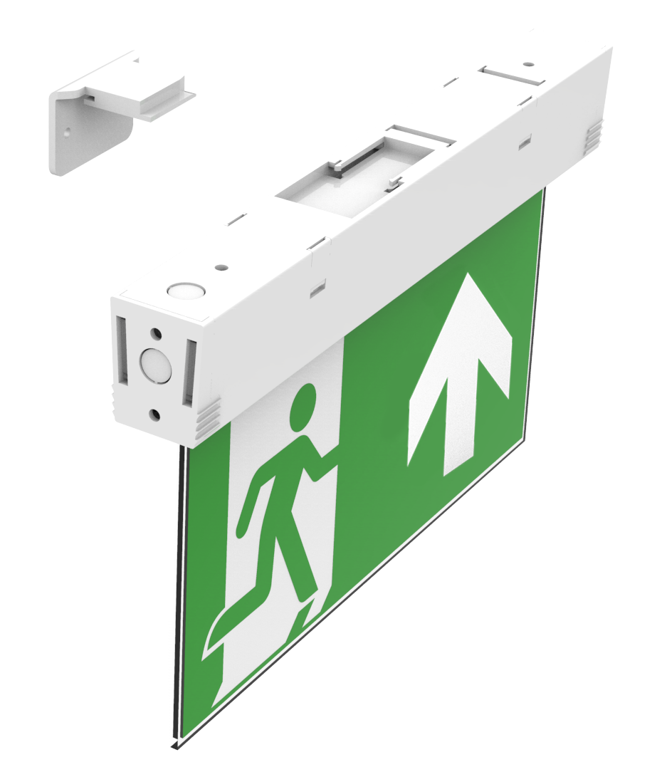 Kosnic DOX0103UP Doxa 1W/3W LED 5 in 1 Emergency Exit Sign with Up Legend 6500K