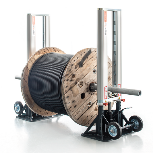 Securiflex SFX/ACC-DRUM-JUMBOLIFT-1 Drum-Roll Jumbolift 6000KG Hydraulic Cable Drum Lifting Jack