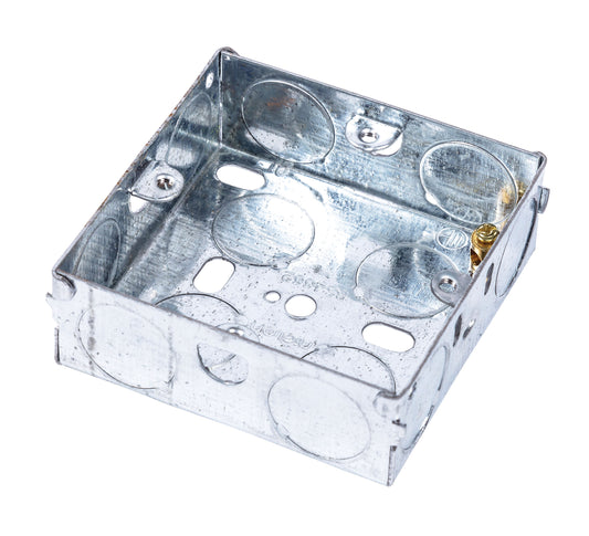 Niglon E11 1 Gang 25mm Metal Box