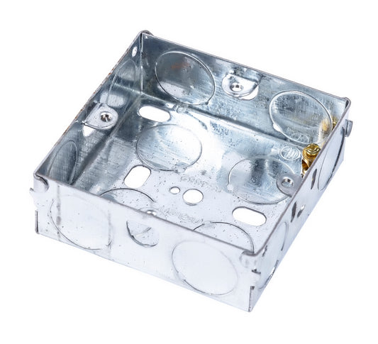 Niglon E11 1 Gang 25mm Metal Box