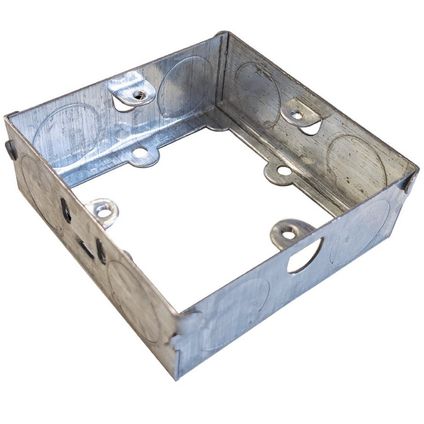 Niglon ES1EB 1 Gang 35mm Metal Extension Box