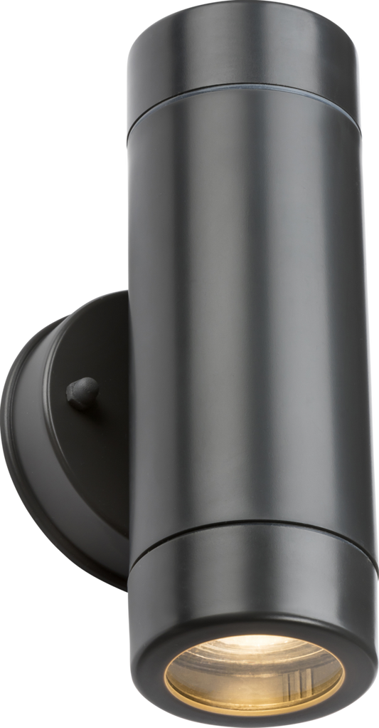 Knightsbridge EA2A  GU10 Up / Down Wall Light IP54 Anthracite