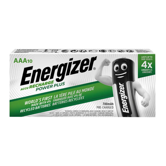 Energizer MN2400B10R700-ENE AAA Rechargable 700mAH 10 Pack