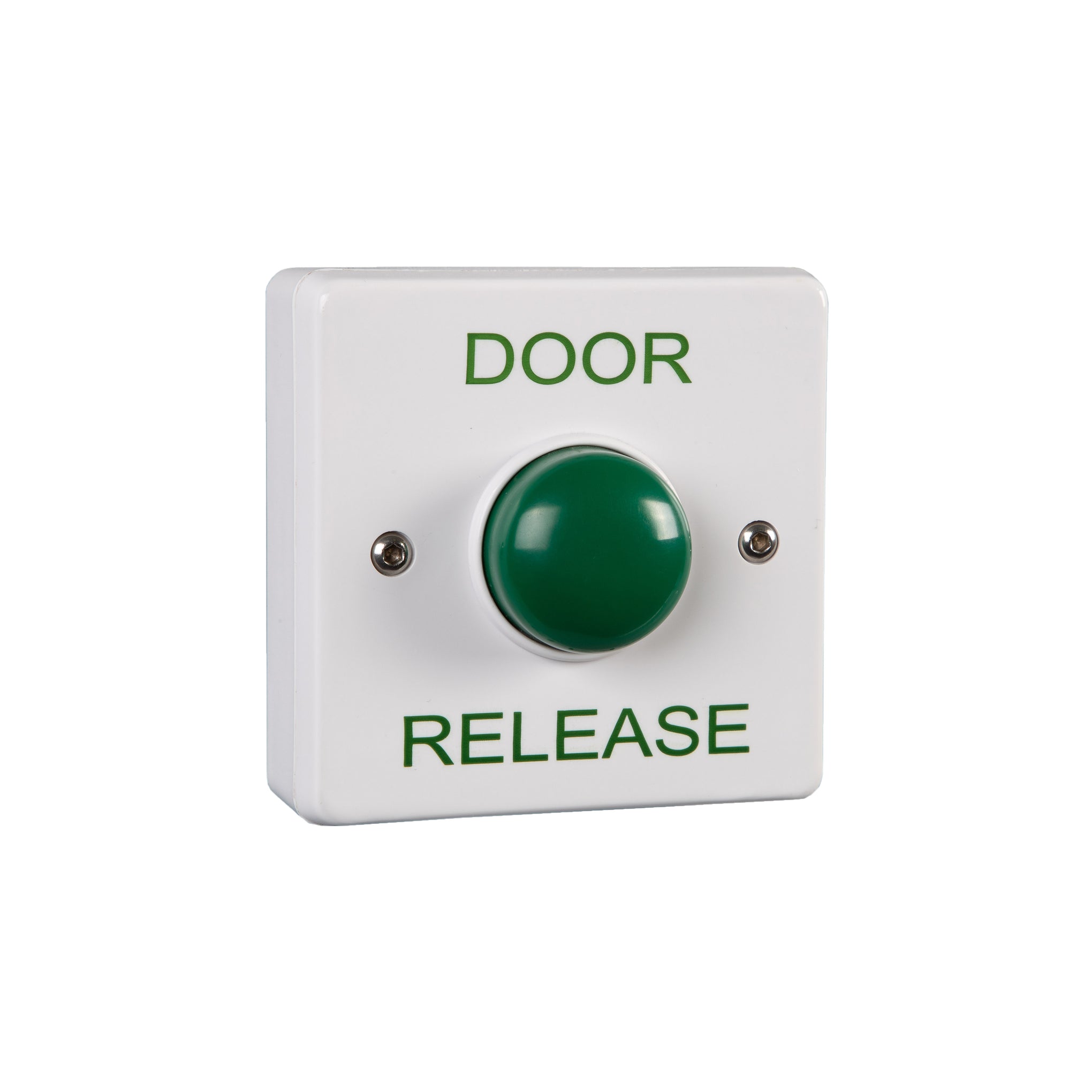 RGL EBGB01P/DR/W Green Dome 'Door Release' Button White