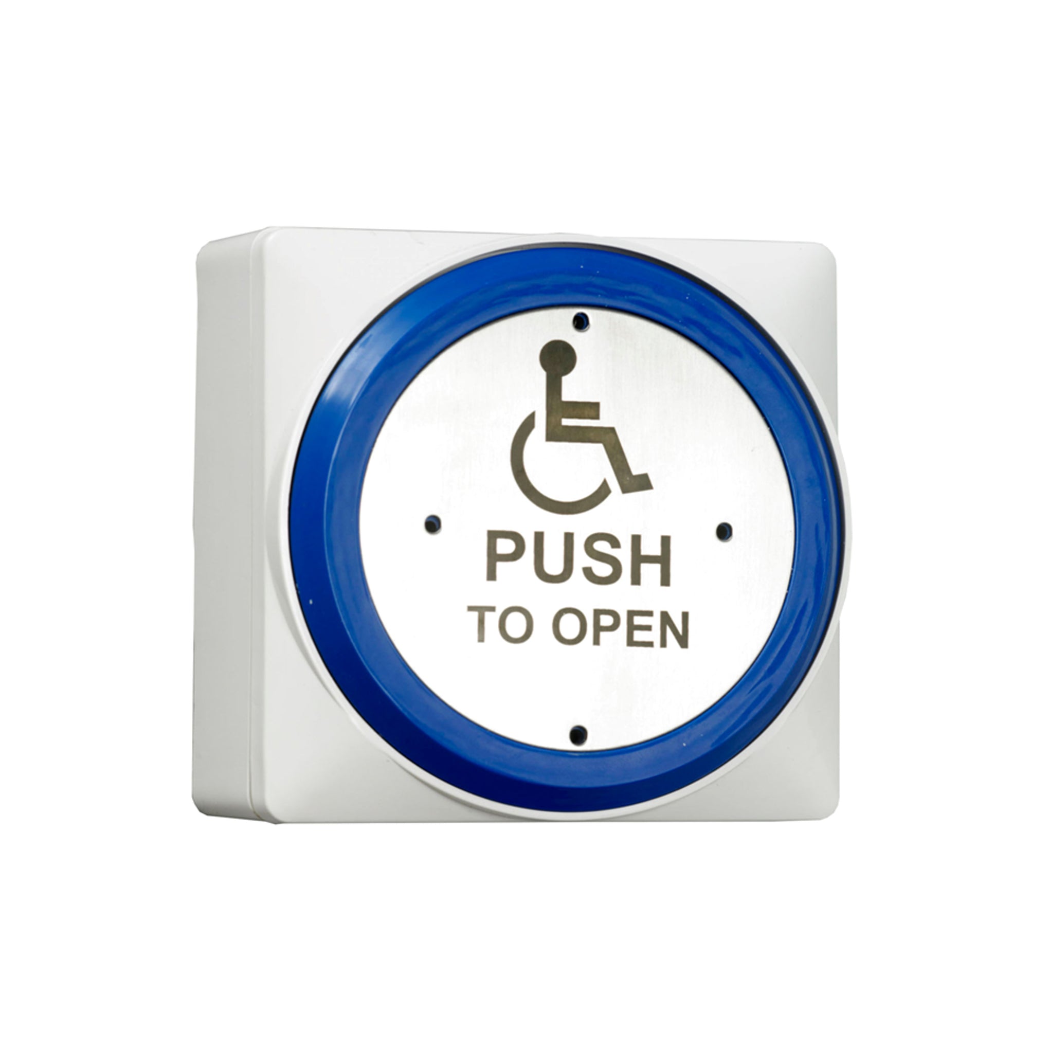 RGL EBLPP02P/W Large 'Push To Open' Push Plate White