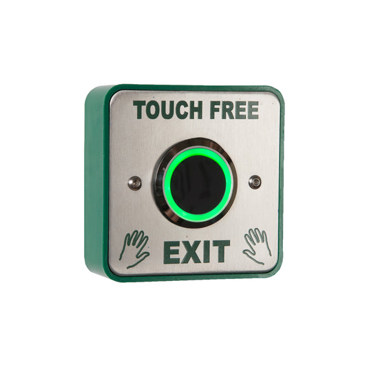 RGL EBNT/TF-1 Touch Free Illuminated Exit Button Green