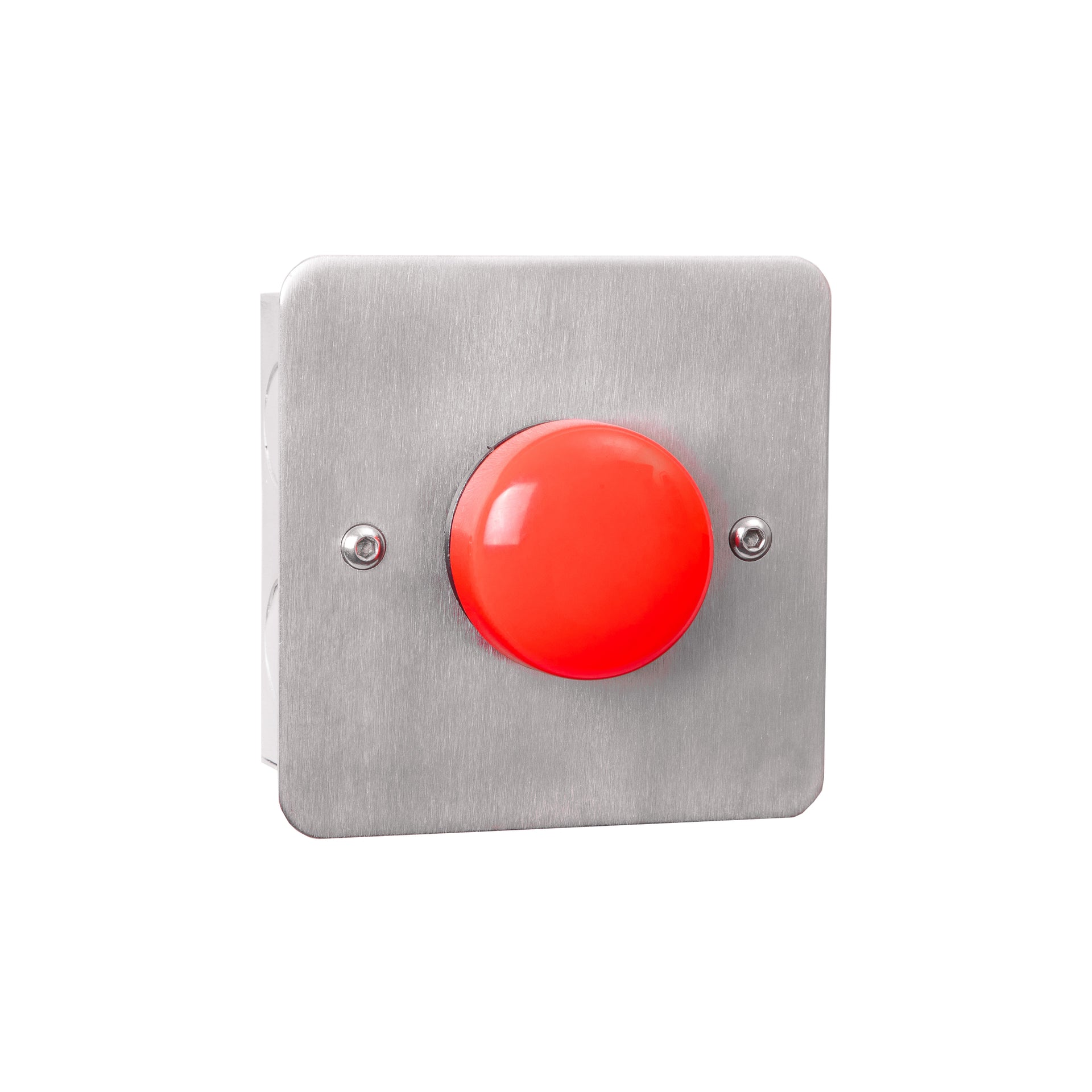 RGL EBRBWC02 Red Dome Exit Button Stainless Steel