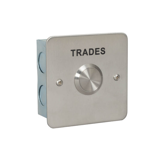 RGL EBSS-TRADES Vandal Resistant 'Trades' Button Stainless Steel