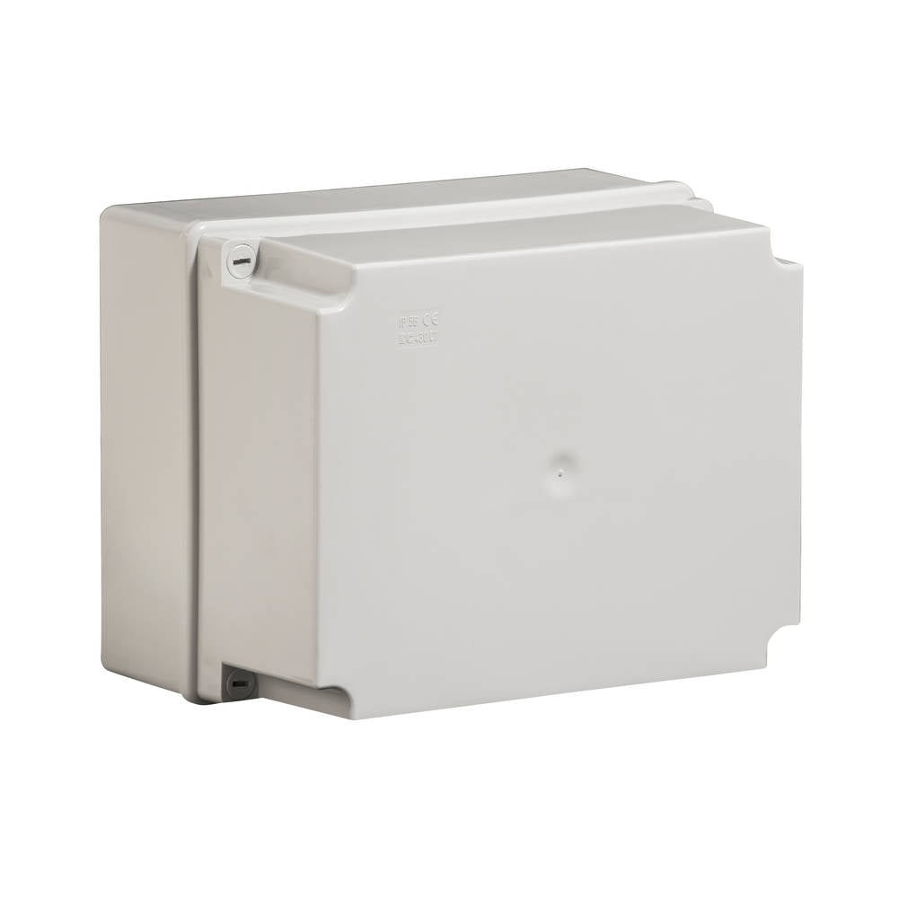 Wiska EC430C8/DR DLWIB13/DR 300 x 220 x 180mm ABS Deep Lid Din Rail Enclosure Light Grey IP56