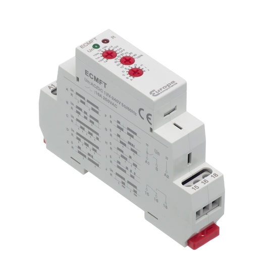 Europa ECMFT 16A 0-10 Days Multifunction Timer 12-230V AC/DC