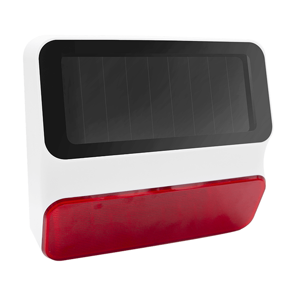 ESP ECSPEXS Fort Smart Alarm Solar Powered External Siren White