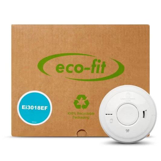 Aico EI3018EF Eco-Fit Pack (10) EI3018 Carbon Monoxide (CO) Alarm