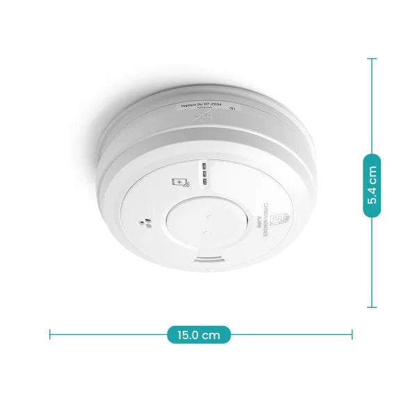 Aico EI3018 Carbon Monoxide Alarm with 10 Year Rechargable Lithium Battery
