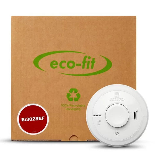 Aico EI3028EF Eco-Fit Pack (10) EI3028 Multi-Sensor Heat and CO Alarm