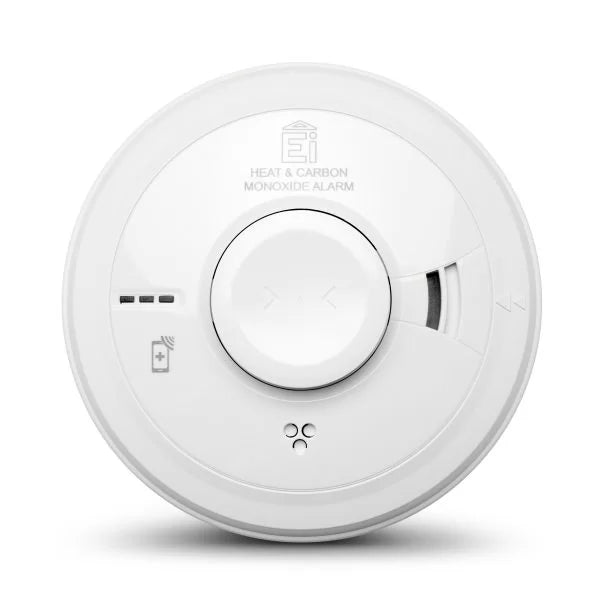 Aico EI3028 Multi Sensor Heat and Carbon Monoxide Alarm with 10 Year Rechargable Lithium Battery