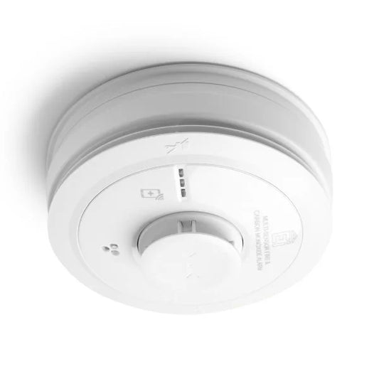 Aico EI3030 230V AudioLINK Multi-Sensor Smoke, Heat and CO Alarm with 10 Year Rechargable Lithium Ba