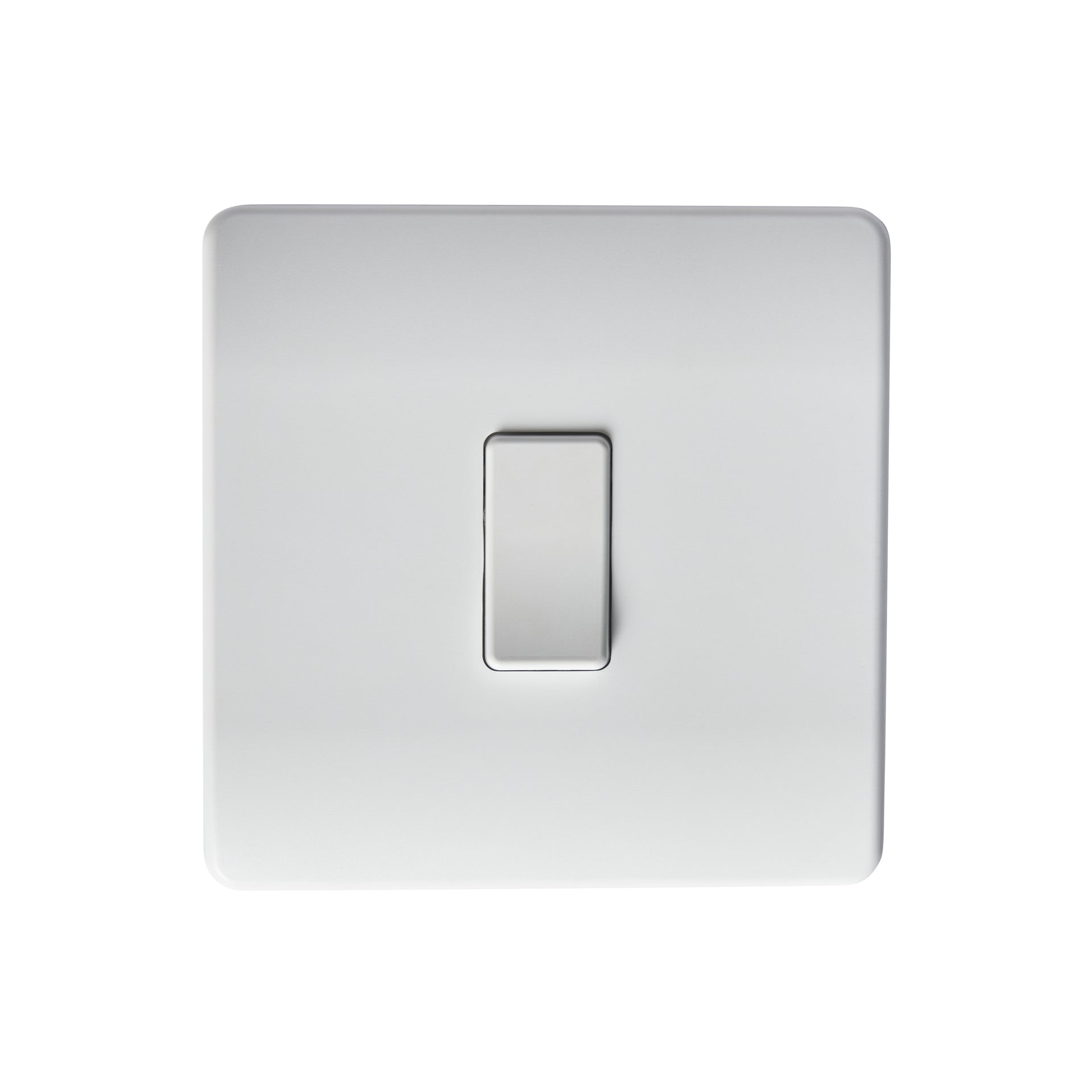 Forum ELA-45716 Electralite 1 Gang Wireless Push & Dim Battery Switch Matt White