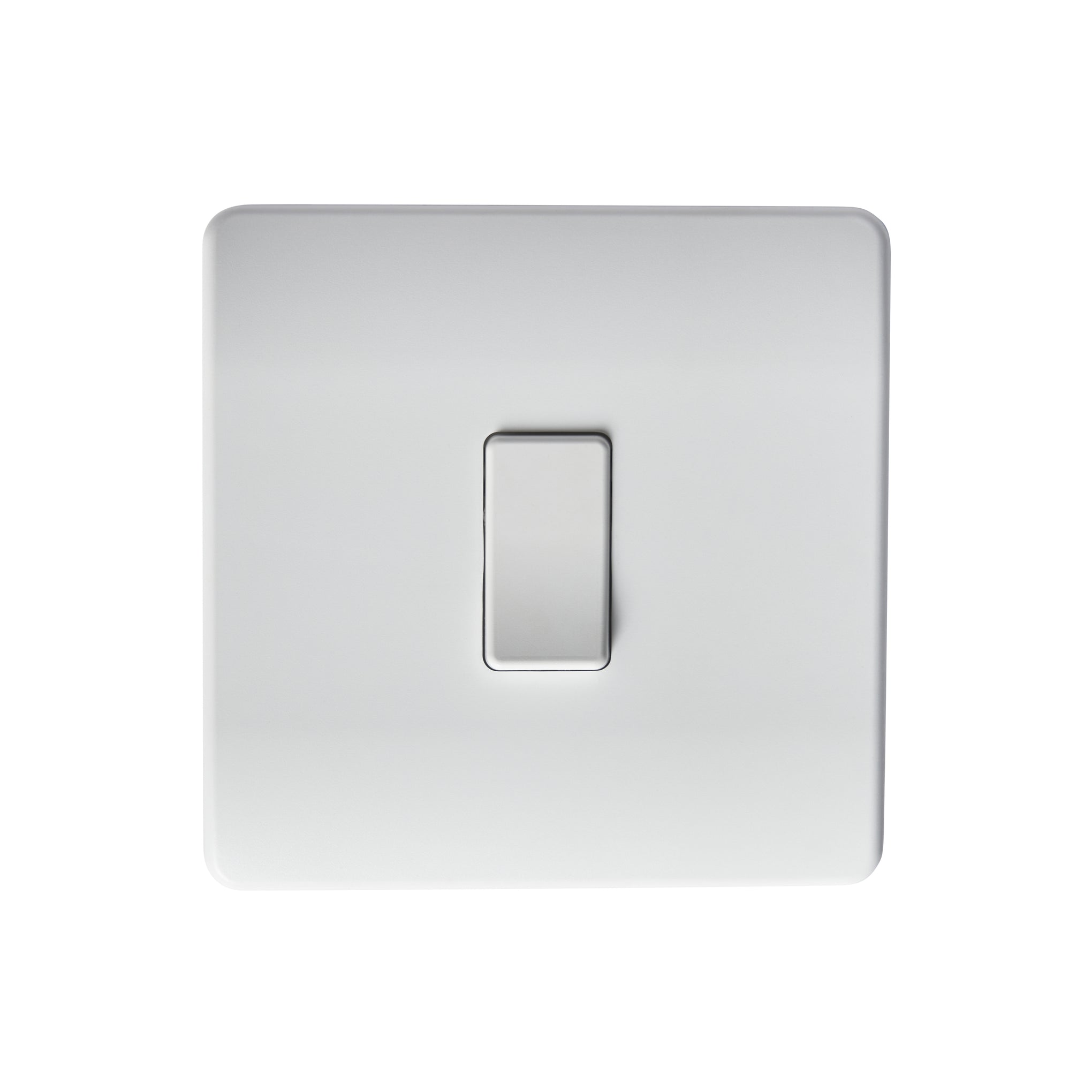 Forum ELA-45716 Electralite 1 Gang Wireless Push & Dim Battery Switch Matt White