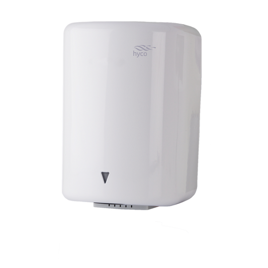 Hyco ELLW ELLIPSE 0.6W - 1.55KW High Speed Automatic Hand Dryer White