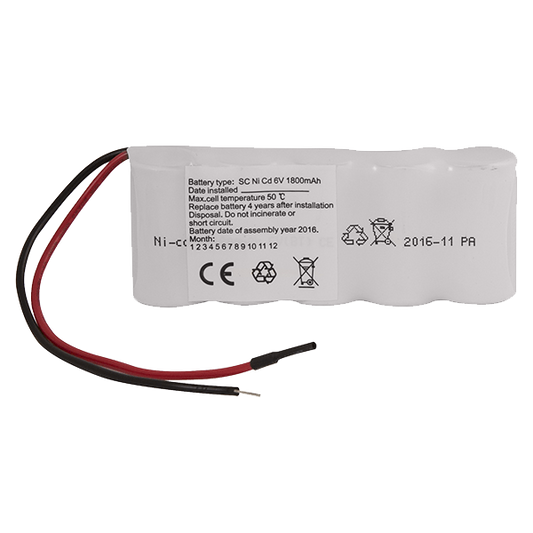 ESP EMBAT6V1800 Duceri 6V 1800mAH NI-CD Parallel Battery