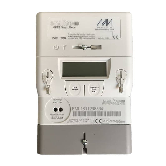 Emlite EMGSM1-MID 100A Single Phase Smart Meter with Modem