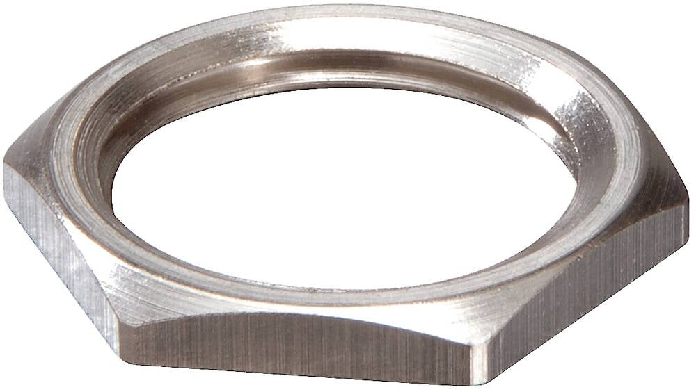 Wiska 10106828 EMMU 8mm Brass Nickel Plated Locknut