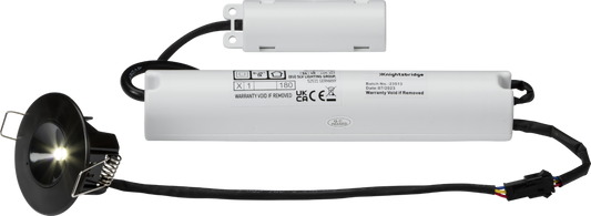 Knightsbridge EMPOWER4BK 3.5W LED Non-Maintained Emergency Downlight Black