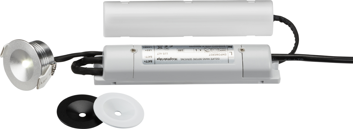 Knightsbridge EMPOWERSTL 3W LED Self-Test Non-Maintained Emergency Downlight 6000K