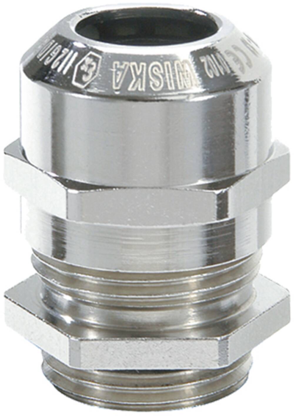 Wiska 10065046 SPRINT® EMSKE 50mm Atex Brass Nickel Plated Cable Gland IP66 / IP68