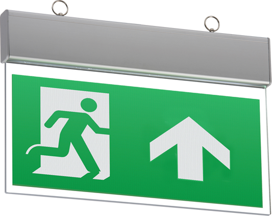 Knightsbridge EMSWING 4W LED Suspended Emergency Exit Sign with Up Legend 6000K