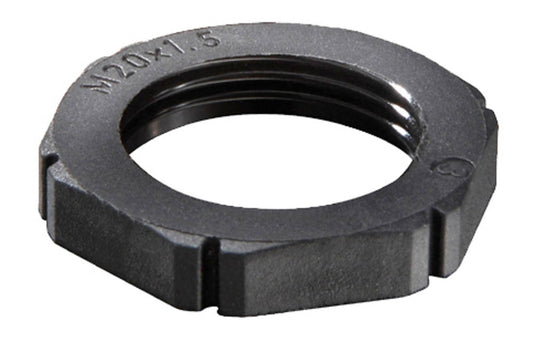 Wiska 10061781 EMUG SPRINT® 16mm Polyamide Locknut Black