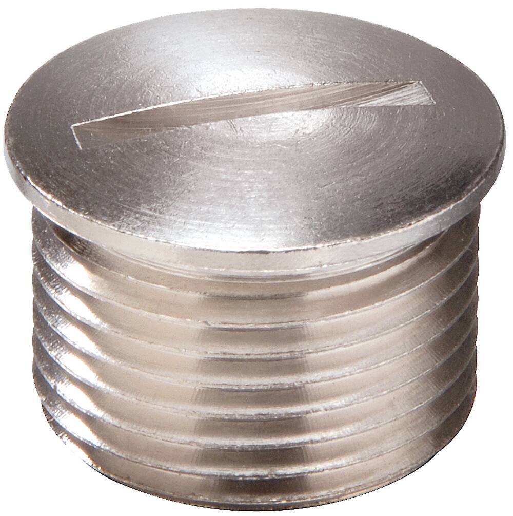 Wiska 10065076 EMVS-L M32 Brass Nickel Plated Long Thread Threaded Stop End with O Ring IP66 / IP68