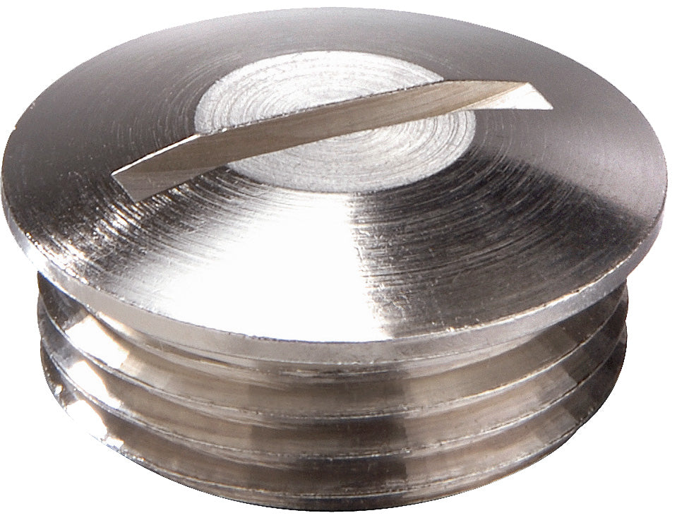 Wiska 10063154 EMVS M25 Brass Nickel Plated Threaded Stop End with O Ring IP66 / IP68