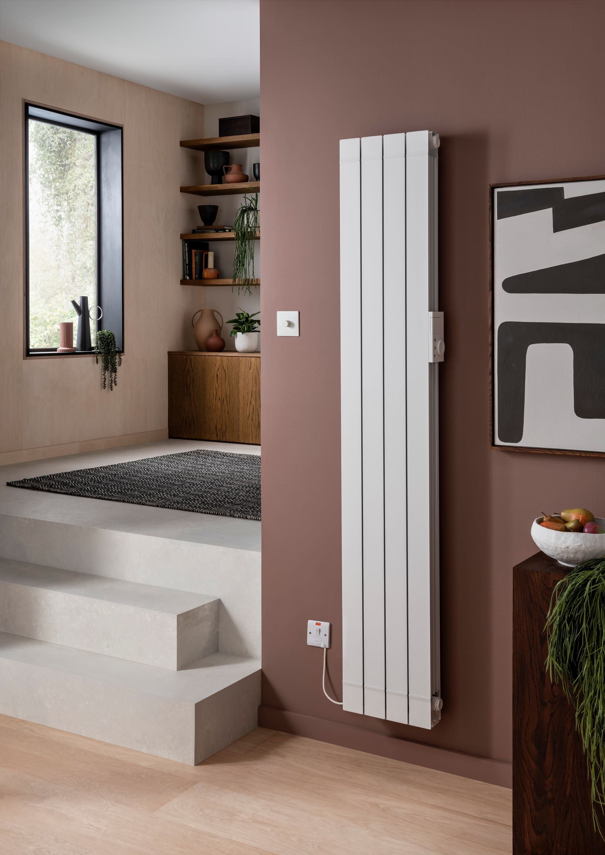 The Radiator Company EOR1834EW EOR 1.5KW 1886 x 350 4 Section Electric Radiator White