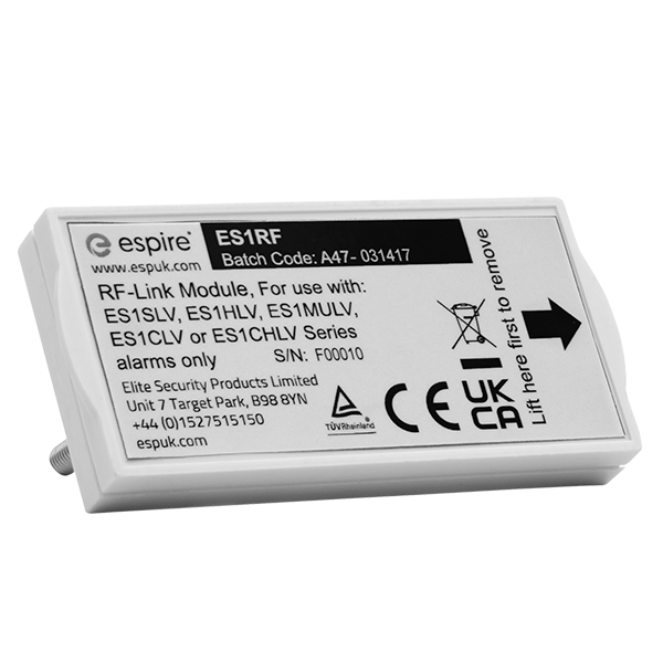 ESP ES1RF Espire RF Module for Mains Powered Alarms with Lithium Battery Backup