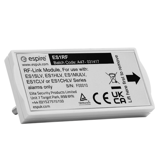 ESP ES1RF Espire RF Module for Mains Powered Alarms with Lithium Battery Backup