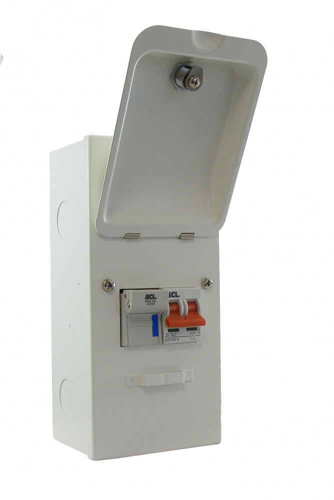 Switchtec ESFS-1002PF-L SCL 63-100A SP Metal Clad Fused Switch with Lockable Lid IP20