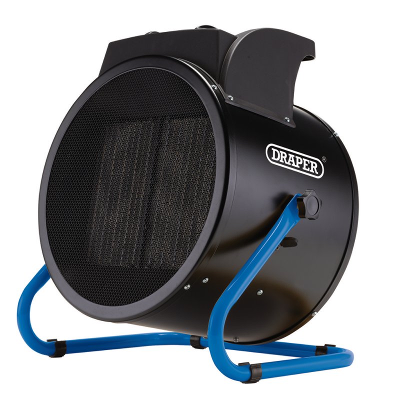 Draper ESH9000PTC 9KW PTC Space Heater 400V Black & Blue