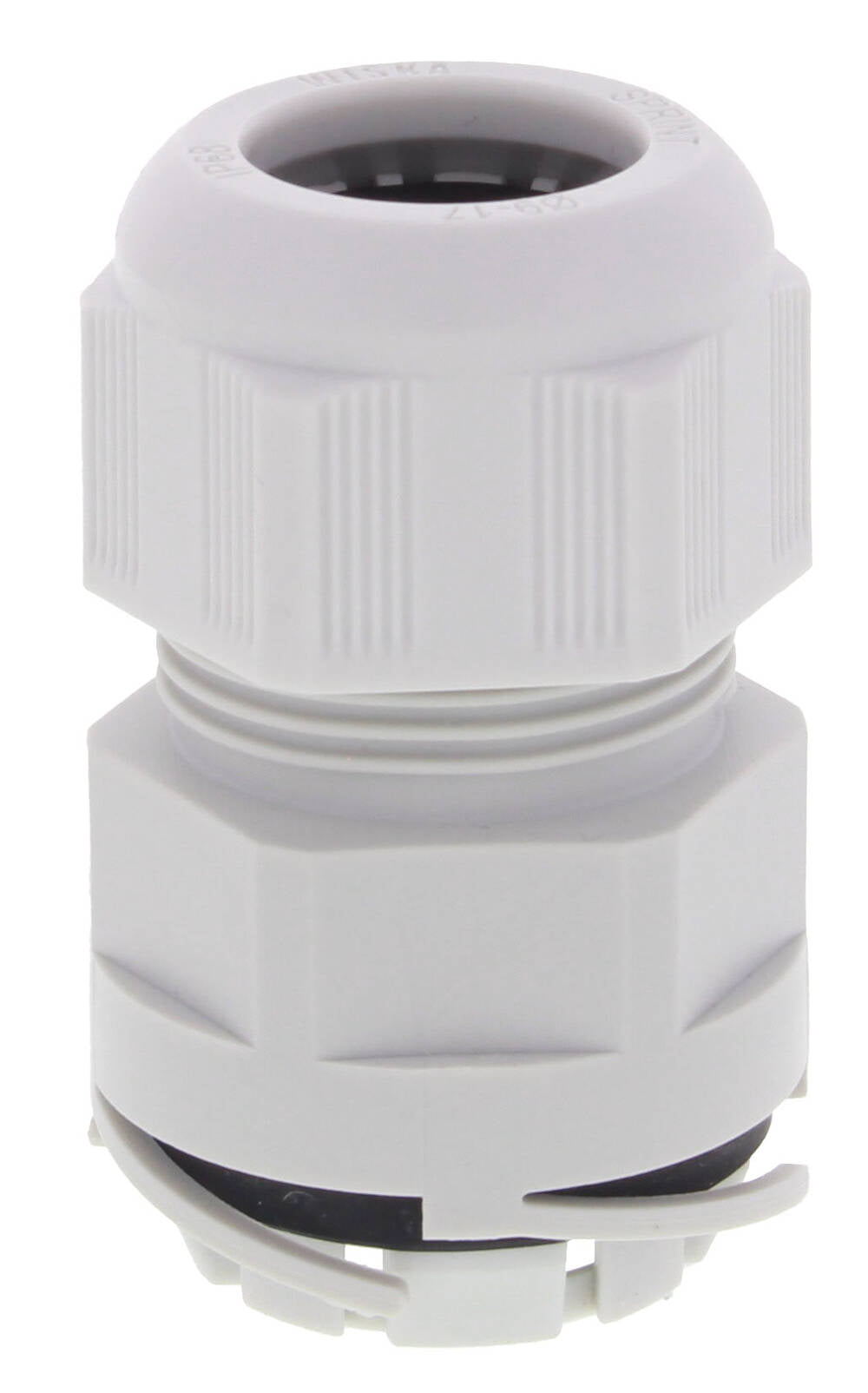 Wiska 10112627 SPRINT® ESKV-P SPRINT® ESKV-P 12mm Push In Polyamide Cable Gland Light Grey IP68