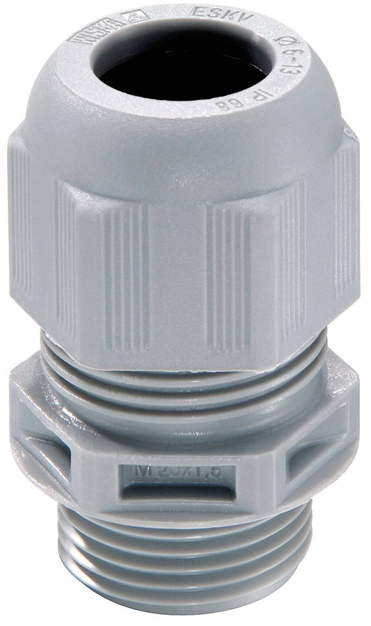 Wiska 10061917 SPRINT® ESKV LT 12mm Polyamide Low Temperature Cable Gland Dark Grey IP68