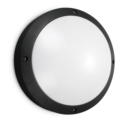 Kosnic ETNP24-SCT Etna Plus 14-24W CCT LED Bulkhead IP65 Black