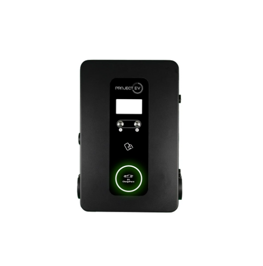 Project EV EVA-07D-SE-RFID-W-PY Pro Earth 7.3KW Wall Charger Dual Gun (RFID. With Payter)