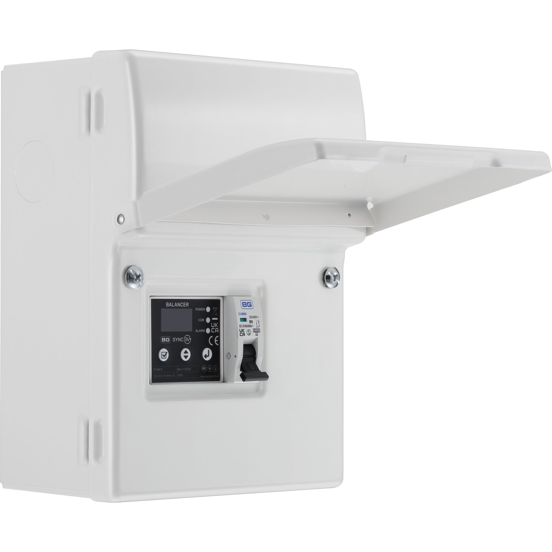 Sync Energy EVAB1ESP120 SP Balancer EV Load Management CT Hub with 6A MCB + 1 x 120A CT IP20