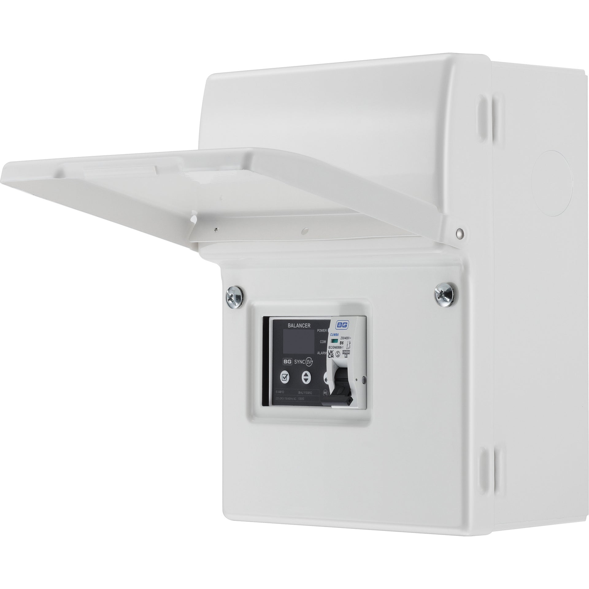 Sync Energy EVAB1ESP120 SP Balancer EV Load Management CT Hub with 6A MCB + 1 x 120A CT IP20