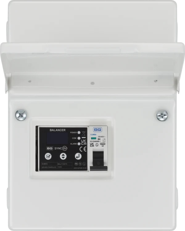 SyncEV EVAB1ETP400 TP Balancer EV Load Management CT Hub with 6A MCB + 3 x 400A CT IP20